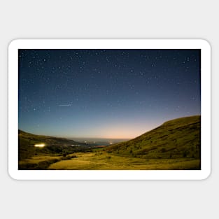 Brecon Beacons at night Sticker